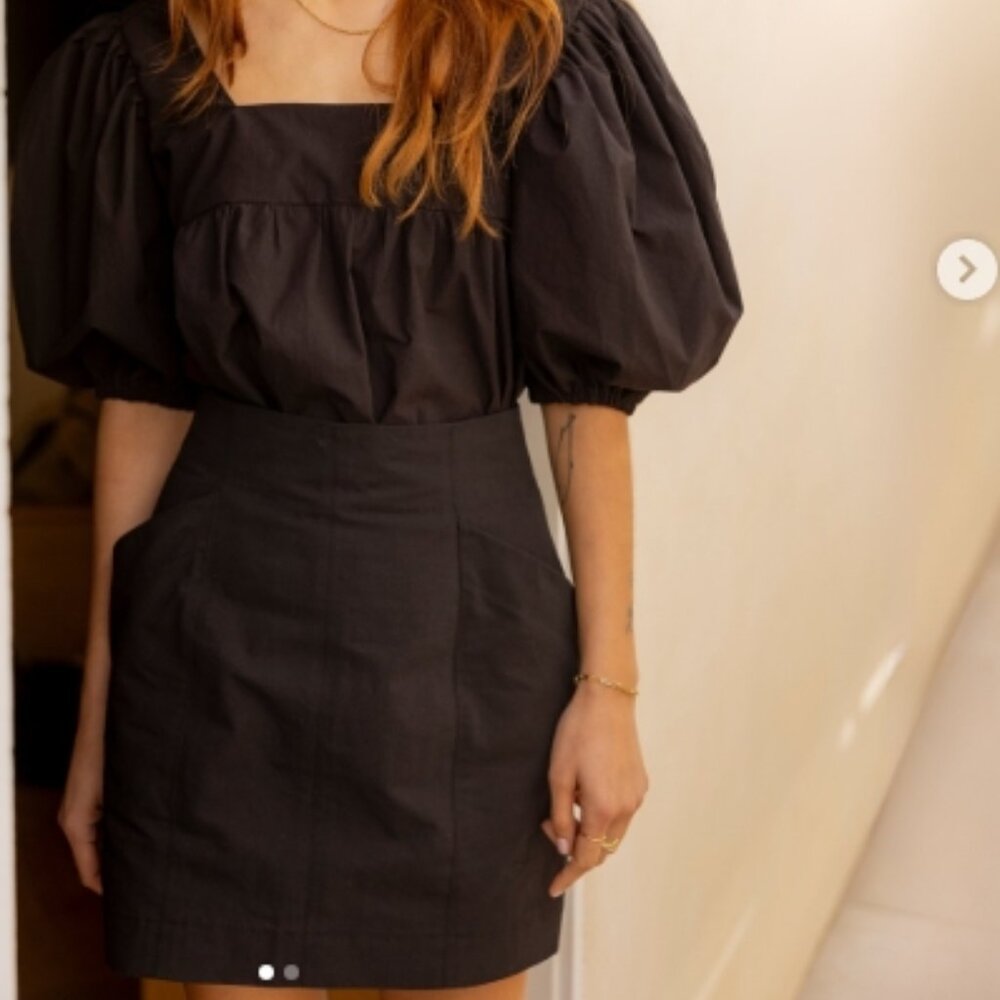 Horses Atelier Black Mini Skirt